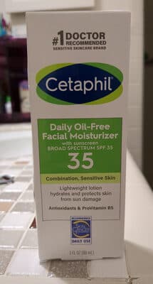 Cetaphil Oil-Free Facial Moisturizer with Sunscreen SPF 35