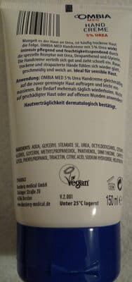 Ombia Med Hand Creme 5% Urea