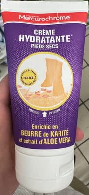 Crème hydratante pieds secs