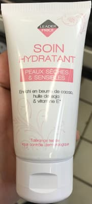 Soin hydratant peaux sèches & sensibles