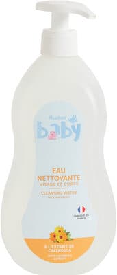 Eau nettoyante visage et corps à l'extrait de calendula