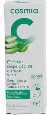 Crème dépilatoire à l'aloe vera