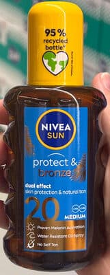 Sun protect & bronze, spray, SPF20