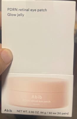 Abib PDRN retinal eye patch Glow jelly