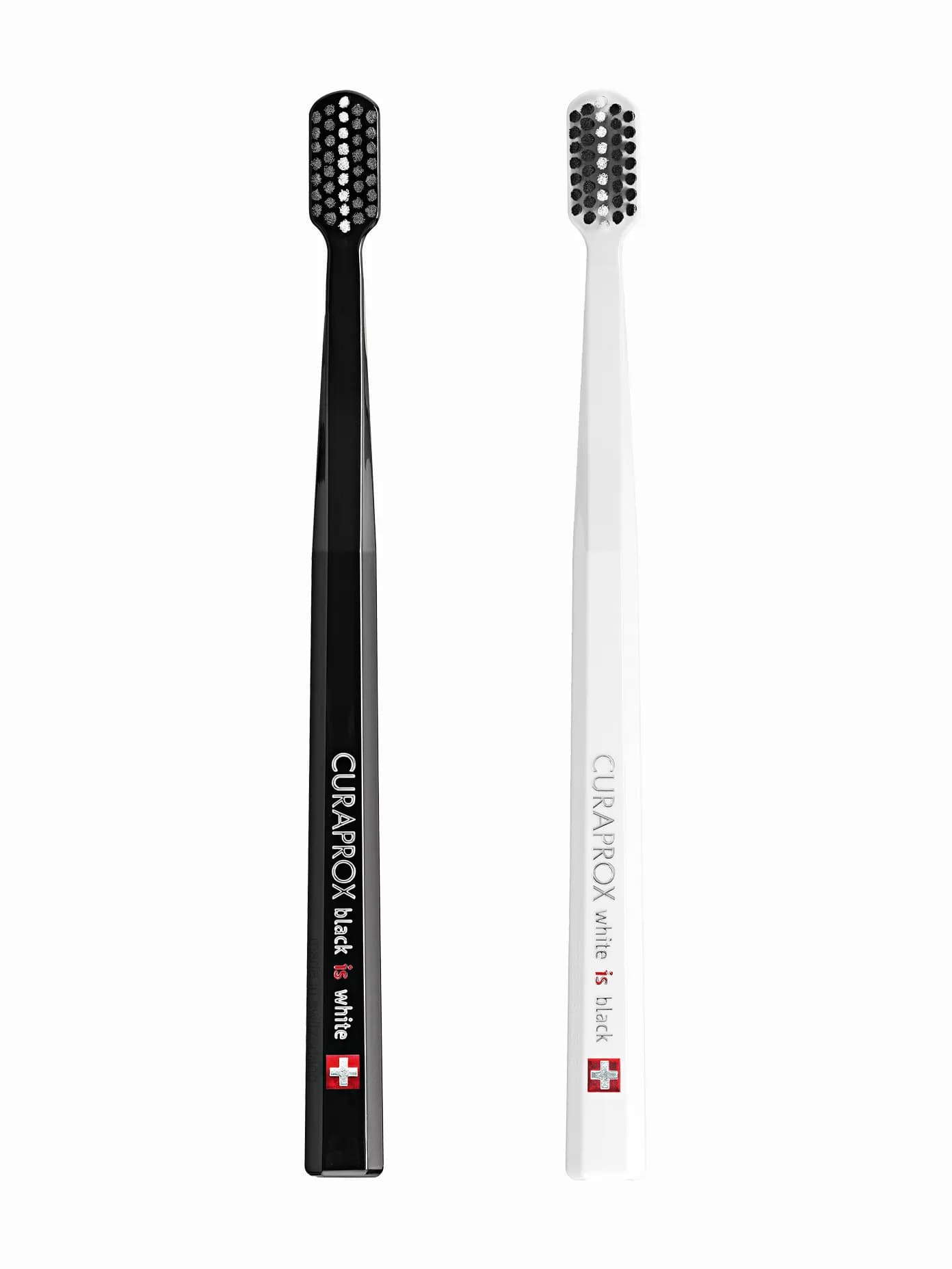 White Is Black Toothbrush Duo Pack (Black/White)