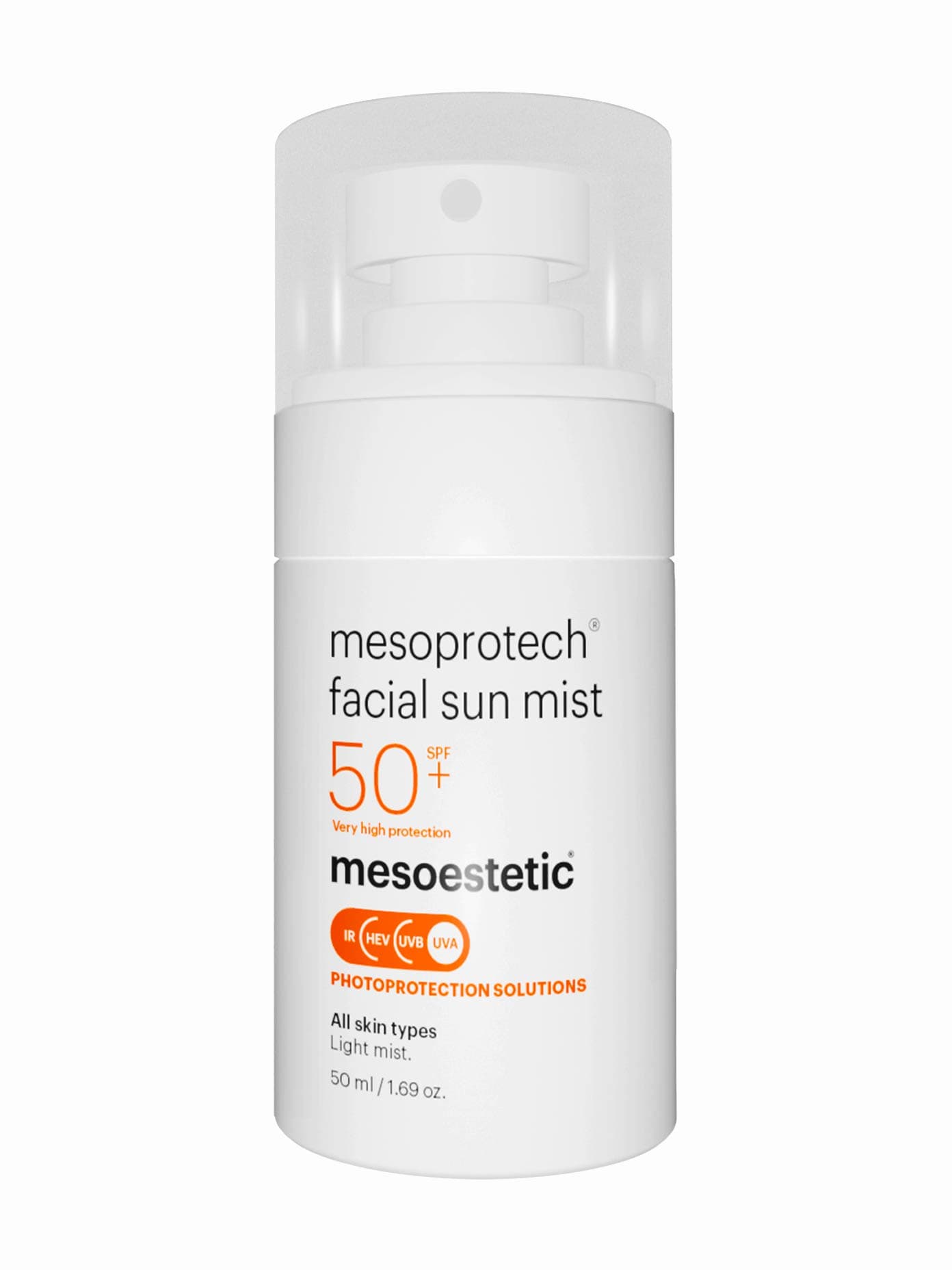 mesoprotech facial sun mist SPF 50+