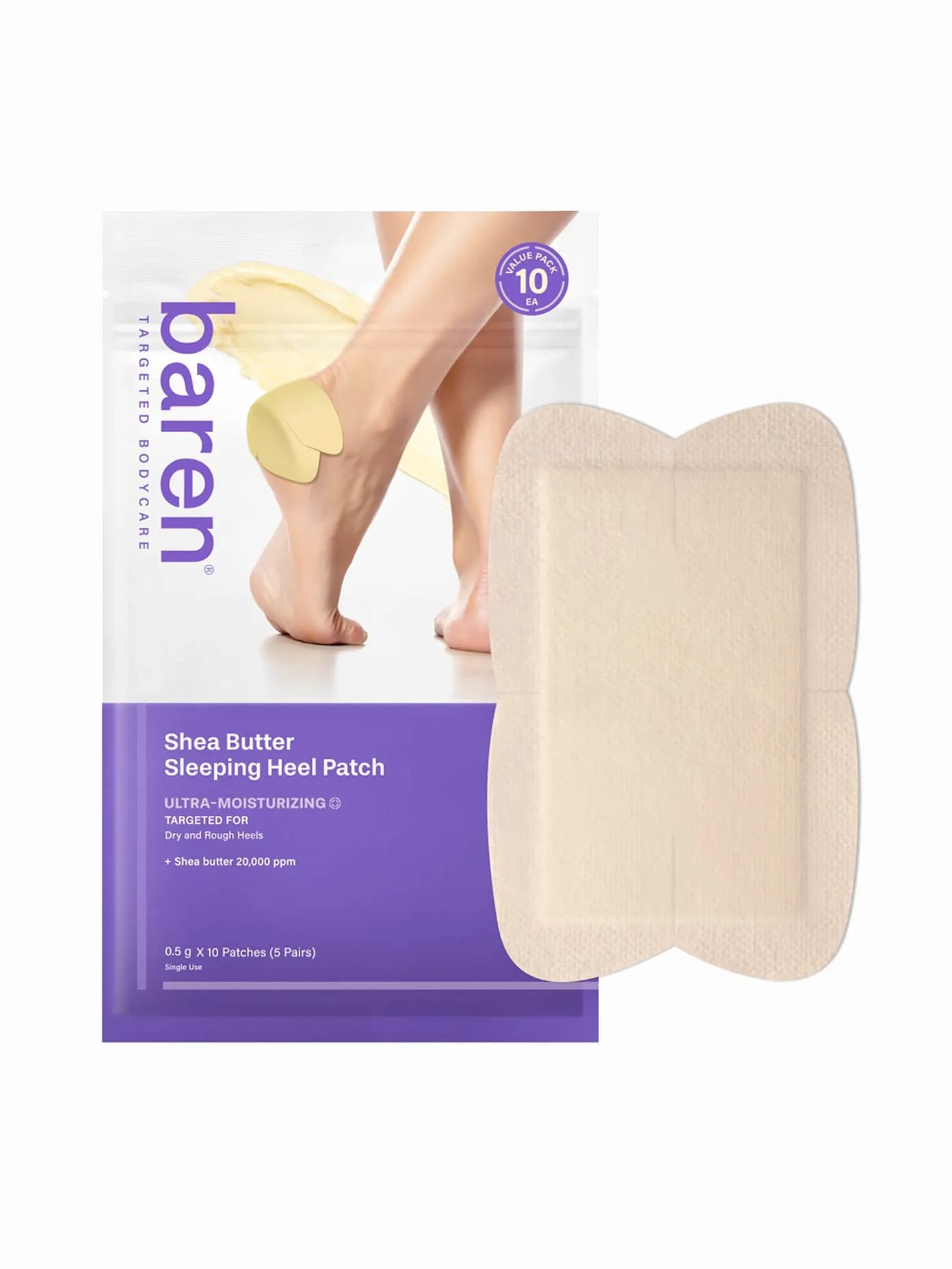 Shea Butter Sleeping Heel Patch (5 pairs)