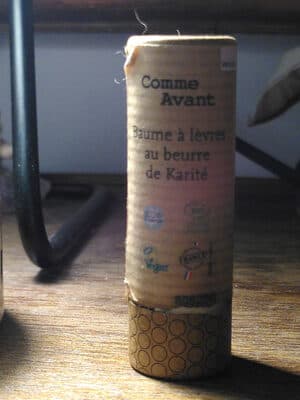 Baume à lèvres au beurre de karité