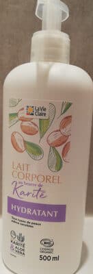 lait corporel au beurre de karité