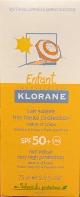 Lait solaire très haute protection SPF 50+